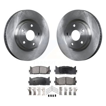 Front Disc Brake Rotors And Ceramic Pads Kit For Toyota Camry Lexus ES350 Avalon ES300h K8T-100501