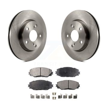 Front Disc Brake Rotors And Ceramic Pad Kit For Toyota RAV4 Prius V Scion xB Lexus HS250h K8T-100506