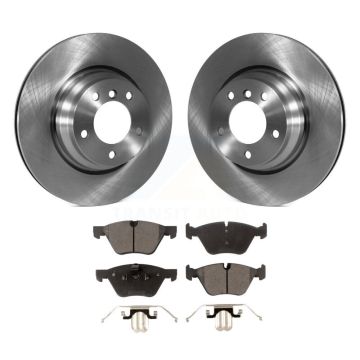 Front Disc Brake Rotors And Ceramic Pads Kit For BMW X1 330i 330xi K8T-100510
