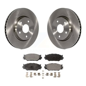 Front Disc Brake Rotors And Ceramic Pads Kit For Lexus IS250 K8T-100512