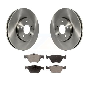Front Disc Brake Rotors And Ceramic Pads Kit For Mercedes-Benz E350 E320 E300 K8T-100516