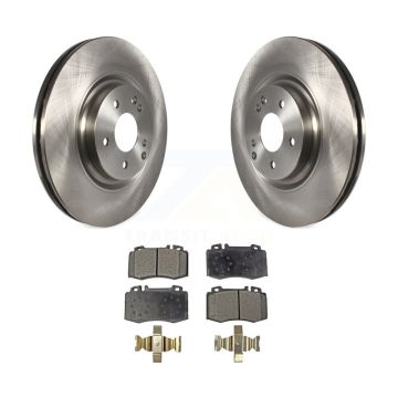 Front Disc Brake Rotors And Ceramic Pads Kit For Mercedes-Benz C230 SLK350 C320 K8T-100520