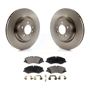 Front Disc Brake Rotors And Ceramic Pads Kit For Land Rover Range Sport LR4 Discovery K8T-100524
