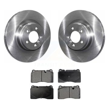 Front Disc Brake Rotors And Ceramic Pads Kit For 2006-2009 Land Rover Range Supercharged K8T-100526