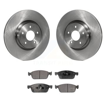 Front Disc Brake Rotors And Ceramic Pads Kit For Ford Escape Transit Connect Lincoln MKC K8T-100531