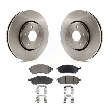 Front Disc Brake Rotors And Ceramic Pads Kit For INFINITI FX35 FX37 FX45 K8T-100540
