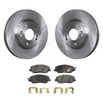 Front Disc Brake Rotors And Ceramic Pads Kit For 2007-2009 Hyundai Santa Fe K8T-100549