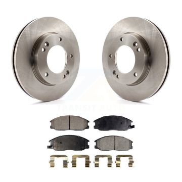 Front Disc Brake Rotors And Ceramic Pads Kit For 2007-2009 Kia Sorento K8T-100551
