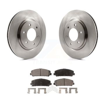 Front Disc Brake Rotors And Ceramic Pads Kit For Nissan TITAN INFINITI Armada QX80 QX56 K8T-100558