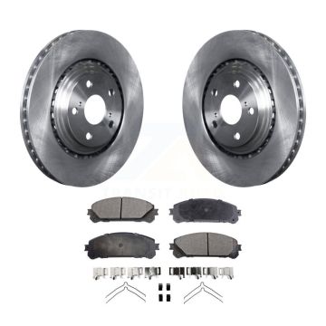 Front Brake Rotor & Ceramic Pad Kit For Toyota Highlander Sienna Lexus RX350 NX300 NX200t K8T-100560