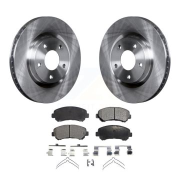Front Disc Brake Rotors And Ceramic Pads Kit For Nissan Rogue Select K8T-100561