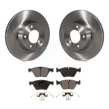 Front Disc Brake Rotors And Ceramic Pads Kit For BMW X1 328xi K8T-100570