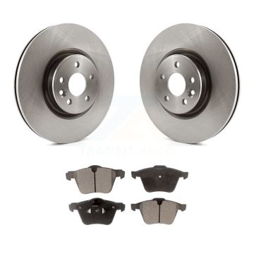 Front Disc Brake Rotors And Ceramic Pads Kit For Volvo XC70 S60 V60 S80 V70 K8T-100574