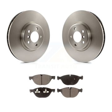 Front Disc Brake Rotors And Ceramic Pads Kit For BMW X5 X6 xDrive50i K8T-100589