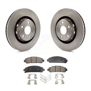 Front Disc Brake Rotors And Ceramic Pads Kit For 2009-2016 Toyota Venza K8T-100595