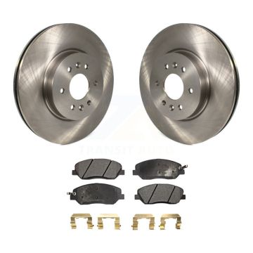 Front Disc Brake Rotors And Ceramic Pads Kit For 2009-2011 Kia Borrego K8T-100596