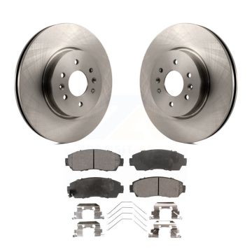 Front Disc Brake Rotors And Ceramic Pads Kit For 2011-2014 Honda Odyssey K8T-100597