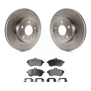 Front Disc Brake Rotors And Ceramic Pads Kit For Mercedes-Benz C300 C250 C230 K8T-100610