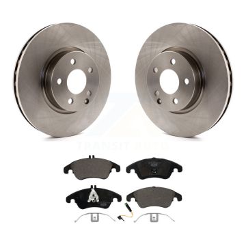 Front Disc Brake Rotors Ceramic Pad Kit For Mercedes-Benz C300 E350 C350 E400 E250 SLC300 K8T-100612