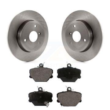 Front Disc Brake Rotors And Ceramic Pads Kit For Smart Fortwo K8T-100613