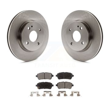 Front Disc Brake Rotors And Ceramic Pads Kit For 2011-2014 Mazda 2 K8T-100617