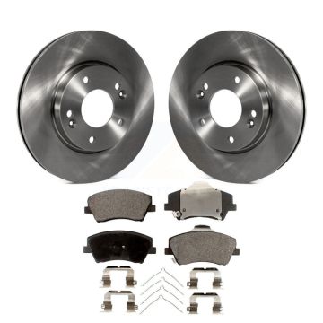 Front Disc Brake Rotors And Ceramic Pads Kit For Hyundai Elantra K8T-100623