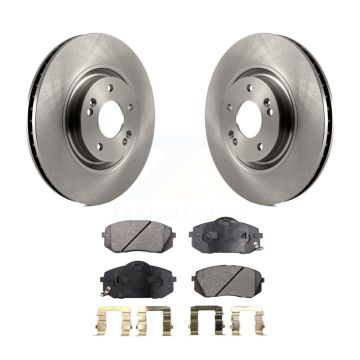 Front Disc Brake Rotors And Ceramic Pads Kit For Hyundai Tucson Sonata Kia Cadenza K8T-100624