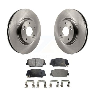 Front Disc Brake Rotors And Ceramic Pads Kit For 2011-2015 Kia Optima 2.0L K8T-100625