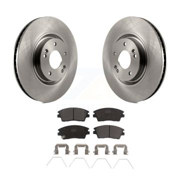 Front Disc Brake Rotors And Ceramic Pads Kit For 2017-2022 Kia Sportage Turbocharged K8T-100627