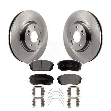 Front Disc Brake Rotors And Ceramic Pads Kit For Hyundai Sonata Kia Optima K8T-100628