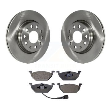 Front Brake Rotors & Ceramic Pad Kit For Volkswagen Jetta With 280mm Diameter Rotor K8T-100632