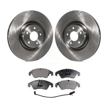 Front Disc Brake Rotor & Ceramic Pad Kit For 2014 Audi A6 With 356mm Diameter K8T-100634