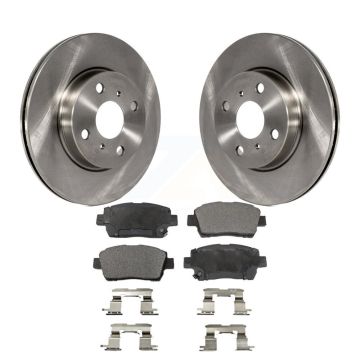 Front Disc Brake Rotors And Ceramic Pads Kit For Scion iQ K8T-100645