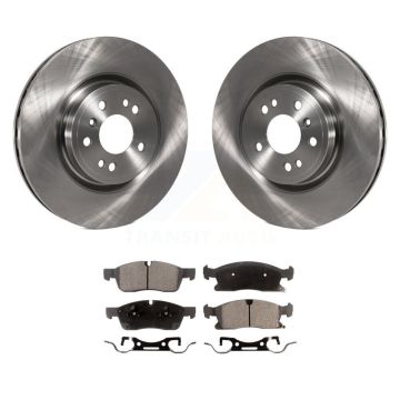 Front Disc Brake Rotors And Ceramic Pads Kit For Mercedes-Benz ML350 GLE350 ML250 GLE300d K8T-100651