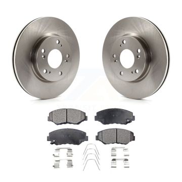 Front Disc Brake Rotors And Ceramic Pads Kit For 2013 Acura ILX 2.0L K8T-100653
