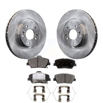 Front Disc Brake Rotors And Ceramic Pads Kit For Kia Sorento Hyundai Santa Fe Sport K8T-100656