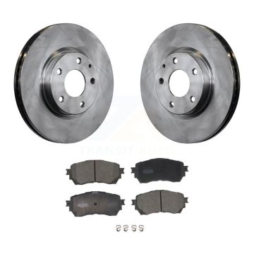 Front Disc Brake Rotors And Ceramic Pads Kit For Mazda 6 K8T-100659