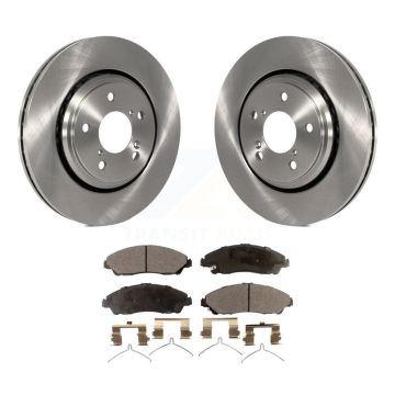 Front Disc Brake Rotors And Ceramic Pads Kit For Honda Pilot Ridgeline Acura MDX K8T-100666