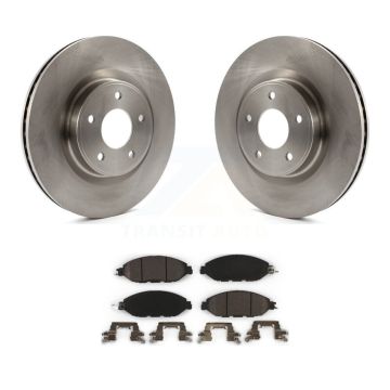 Front Disc Brake Rotors & Ceramic Pad Kit For Nissan Murano Pathfinder INFINITI QX60 JX35 K8T-100667