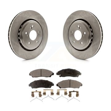 Front Disc Brake Rotors And Ceramic Pads Kit For 2014-2016 Acura MDX K8T-100670
