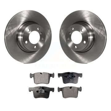 Front Disc Brake Rotors Ceramic Pad Kit For BMW 328i 330e With 330mm Diameter Rotor K8T-100671
