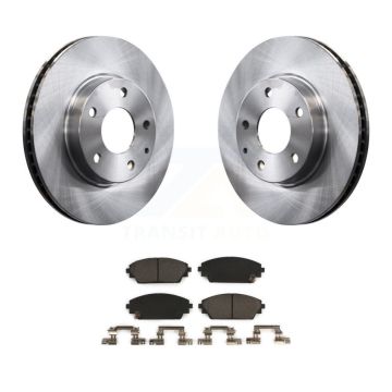 Front Disc Brake Rotors And Ceramic Pads Kit For Mazda 3 CX-3 Sport K8T-100677