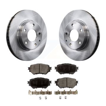 Front Disc Brake Rotors And Ceramic Pads Kit For 2014-2018 Mazda 3 Sport K8T-100678