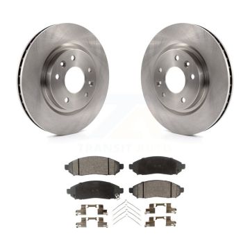Front Brake Rotor And Ceramic Pad Kit For 2015 Nissan LEAF Vehicles Manufactured In Japan K8T-100680