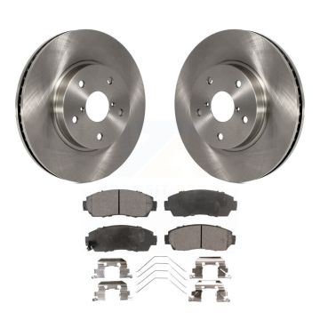 Front Disc Brake Rotors And Ceramic Pads Kit For 2016-2019 Subaru Legacy 2.5L K8T-100688