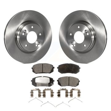 Front Brake Rotor And Ceramic Pad Kit For Hyundai Sonata Kona Electric Kia Optima Niro EV K8T-100690