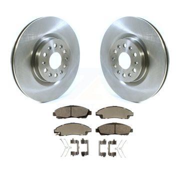 Front Disc Brake Rotors And Ceramic Pads Kit For Cadillac XT5 Buick Enclave XT6 K8T-100703