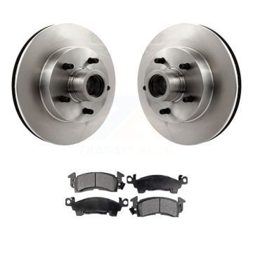 Front Brake Rotor Ceramic Pad Kit For Chevrolet GMC C10 C1500 G20 G2500 Cadillac Brougham K8T-100704