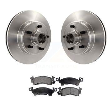 Front Disc Brake Rotors Hub Assembly And Ceramic Pads Kit For Chevrolet Astro GMC Safari K8T-100707