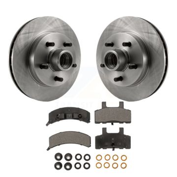 Front Brake Rotor Ceramic Pad Kit For C1500 Chevrolet GMC Tahoe Yukon Express 1500 Savana K8T-100708